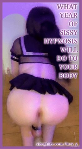 Femboy drip some cum from her ass