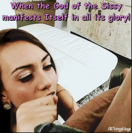Sissy 0059 – Big Cock is the god of Sissy